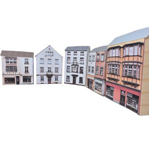 german styled model buildings