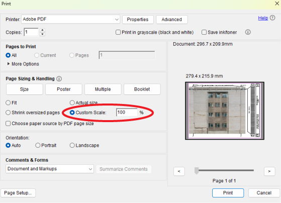 How to print model railway buildings in different scales