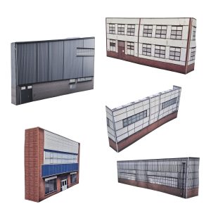 industrial buildings for model railways