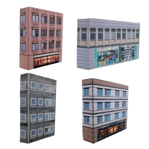 model railway buildings and offices