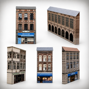 british high street shops for model railway layouts