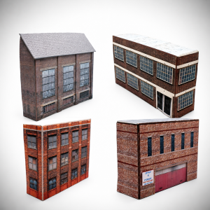 model railway industrial buildings