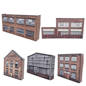 industrial buildings for model railways