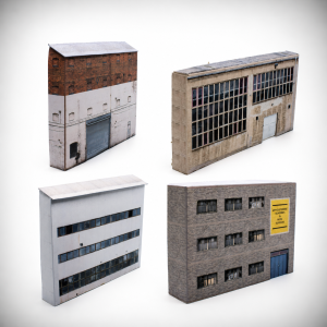 model railway industrial buildings