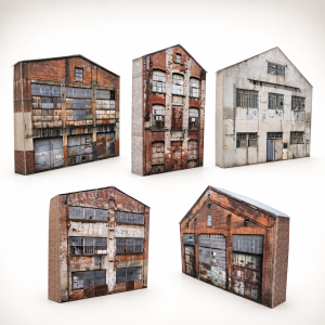 model railway industrial buildings