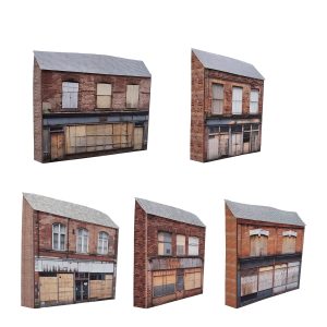derelict model railway shops for layouts