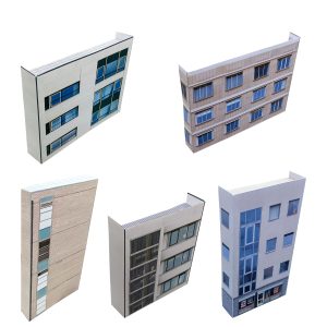 office buildings for model railway layouts