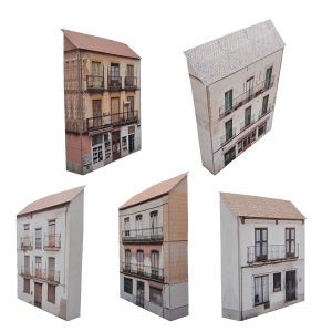 spanish style model railway buildings